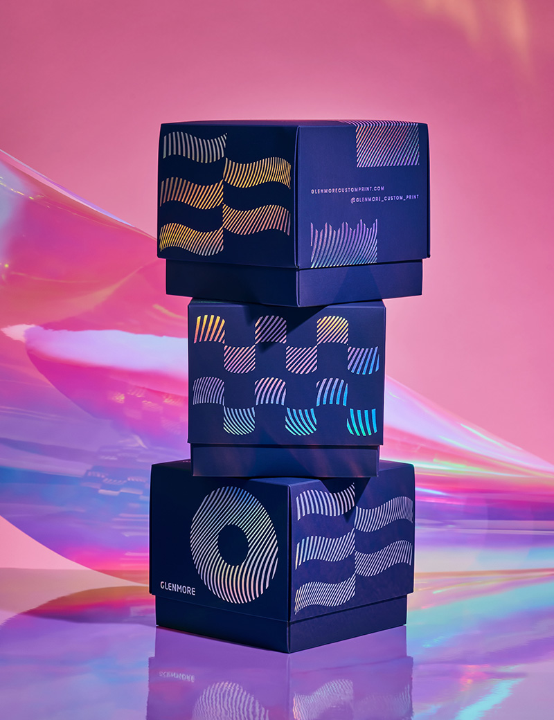 Stacked Paperboard Boxes