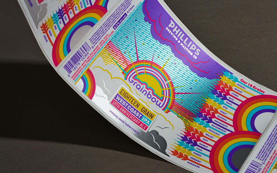 Phillips Rainbow Label Print