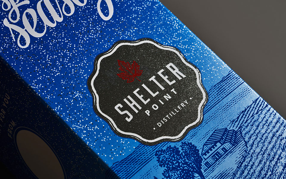Shelter Point Distillery Packaging