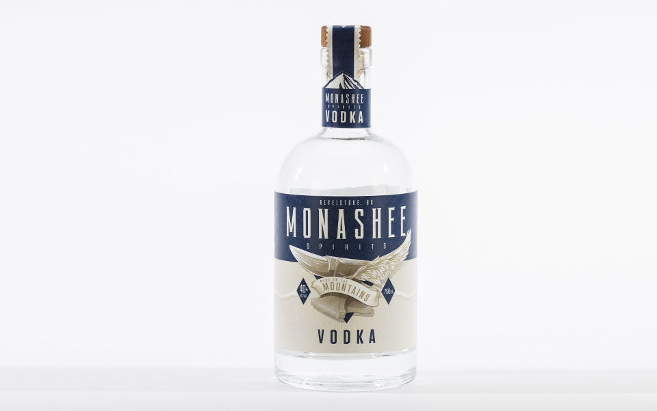 Monashee Spirits Label Printing